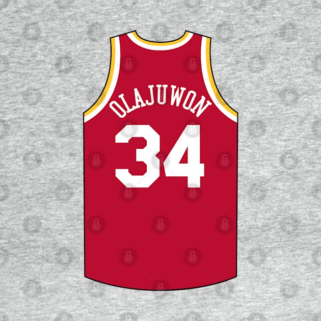 Hakeem Olajuwon Houston Jersey Qiangy by qiangdade